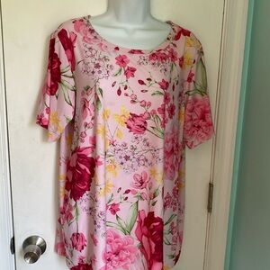 DR2 Diane Gillman floral tunic VGUC